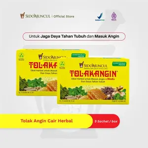 Tolak Angin Cair Herbal 2 Box Isi 10 Sachet - Masuk Angin Mual Flu Demam