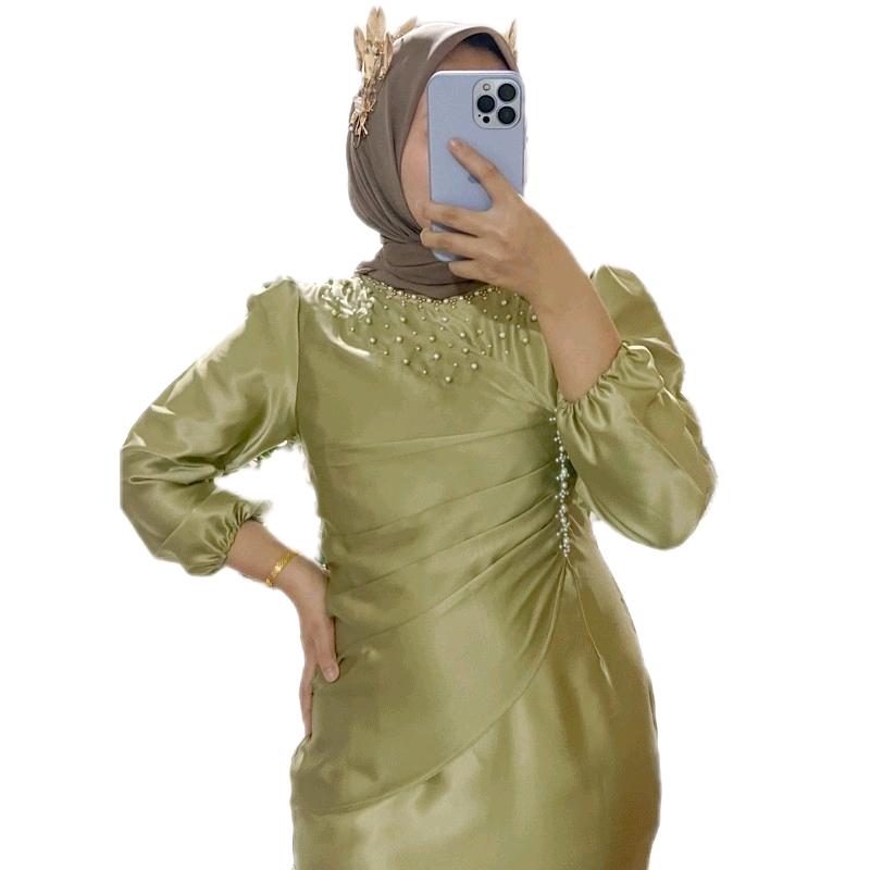 Dress Kondangan Viral Elegan Bergaya dengan Gamis Modern Terbaru - Mewah, Wanita 2