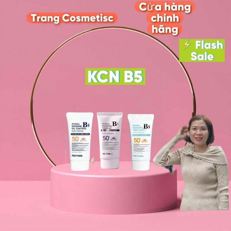 Deal Live Kem chống nắng nâng tông kiểm soát dầu nhờn B5 Pretty Skin Multi Hydra B5 Oil Control Sun Cream 50ml Hàn Quốc - làm đẹp dưỡng da SKINCARE