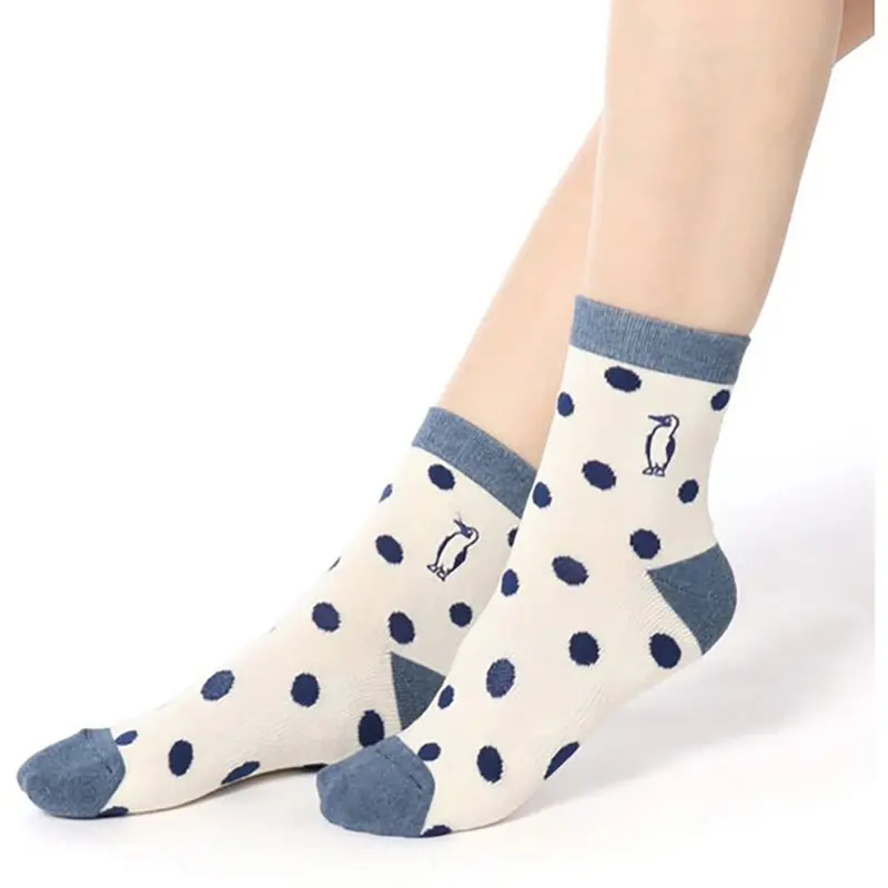 CHUMS 3P Booby Dots Crew Socks S 4