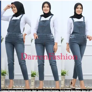 Celana Overall Panjang Mileya Grey