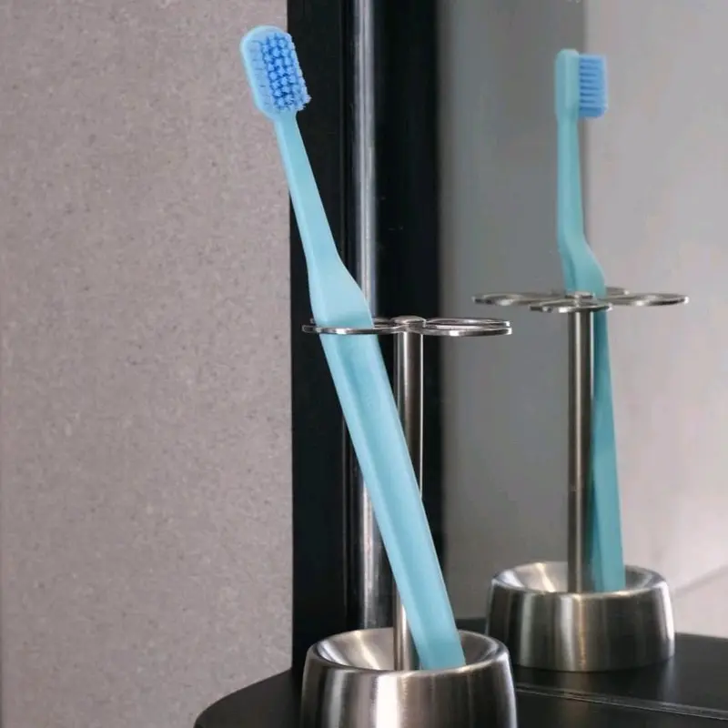 nudent stainless steel toothbrush holder 3 1 3