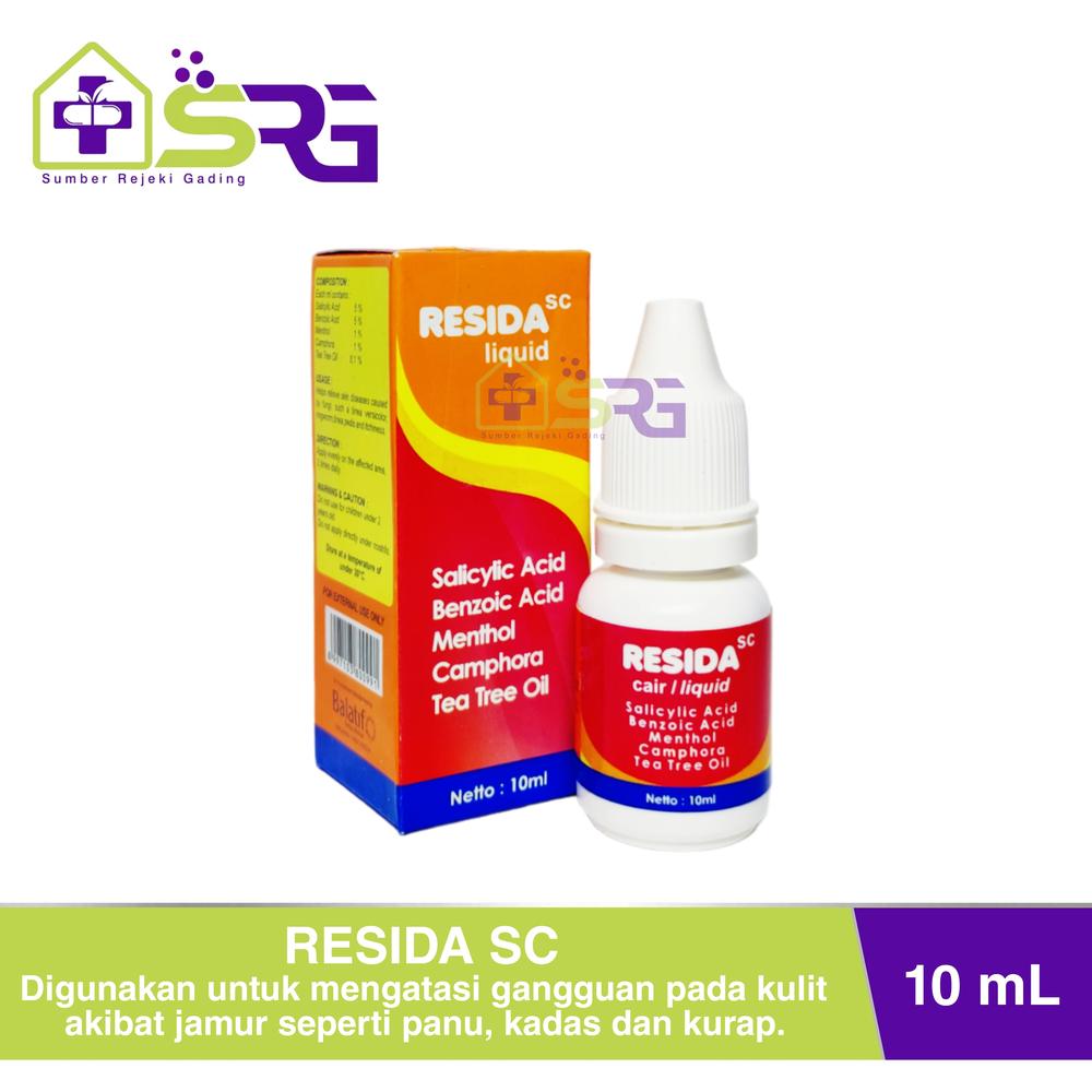 Resida Cair 10 mL - Obat Kulit Jamur, Panu, Kadas, Kurap