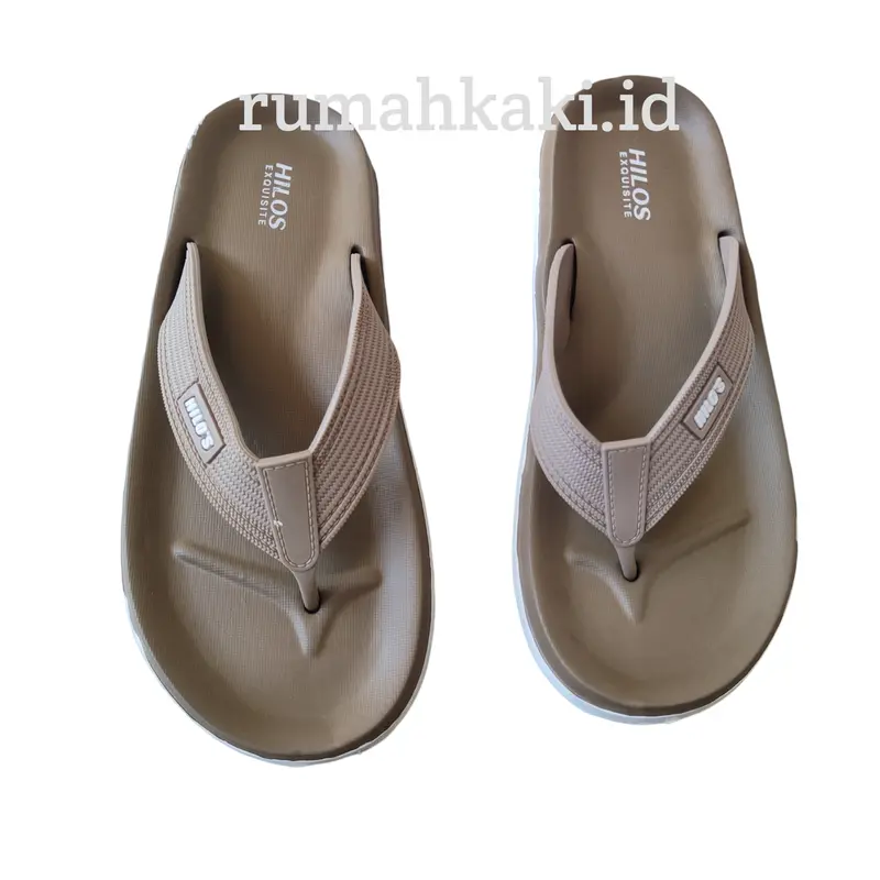 Sandal Jepit Pria Hilos 2314 Sendal Flip Flop Kasual Cowok Karet EVA Antislip Slip On Terbaru Slide Shoes 2