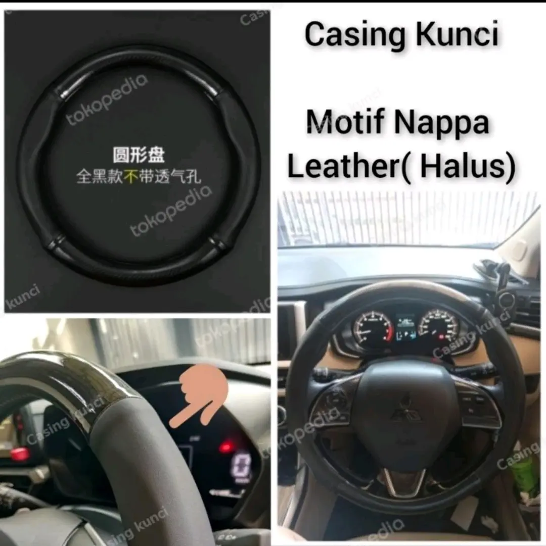 Cover Steer setir mobil stir Carbon xpander hrv jazz crv kulit