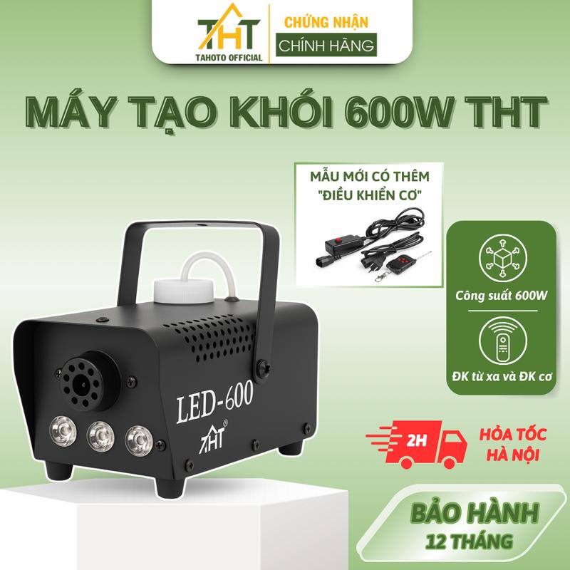 Máy Tạo Khói 600W TAHOTO Máy Phun Khói Bằng Tinh Dầu Không Độc Hại Rõ Tia Laser Khi Kết Hợp Cùng Máy Tạo Khói