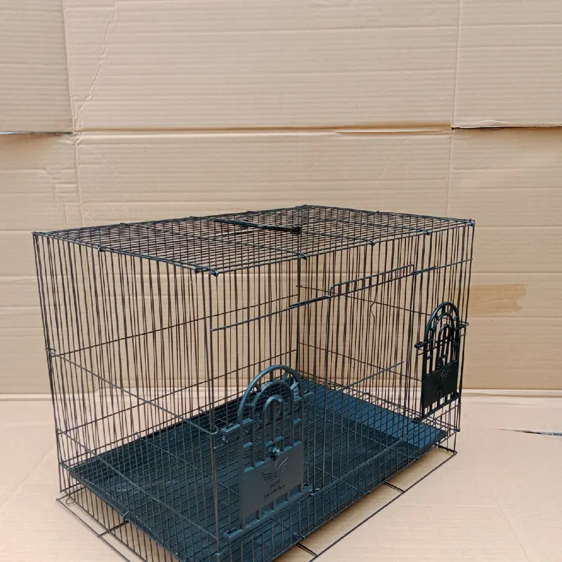 kandang soliter umbaran / kandang burung / kandang hamster uk 43x30x32 termurah gratis nampan dan tempat makan 2 pcs 4