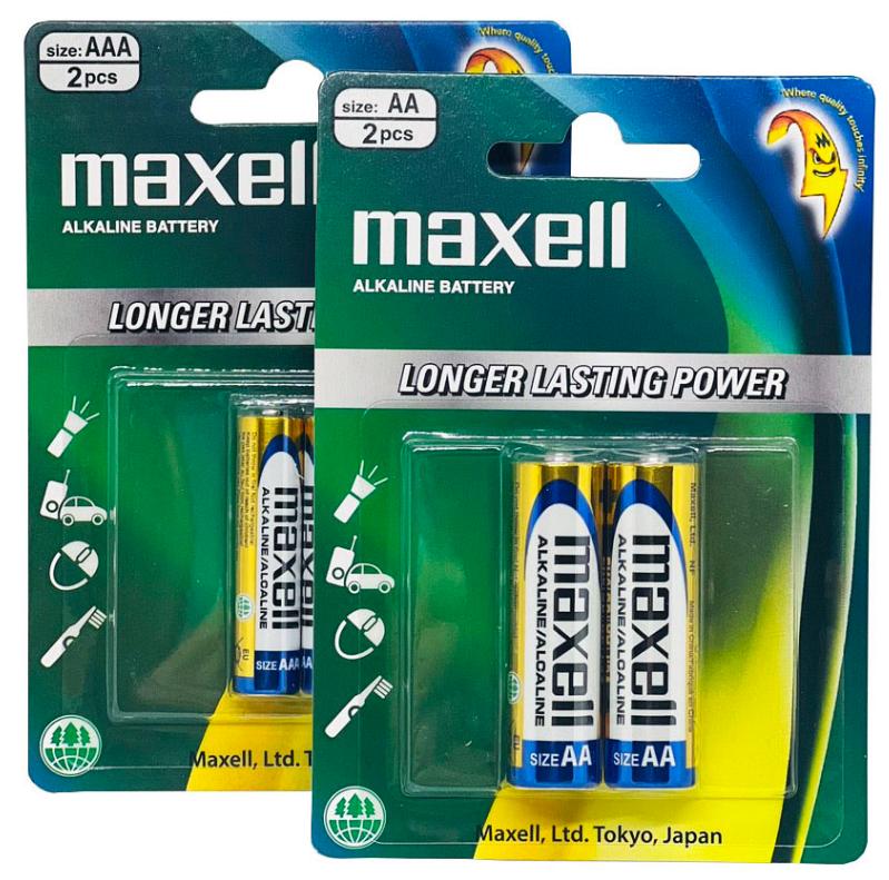 Pin AA/AAA Maxell alkaline Vỉ 2 Viên XỊN
