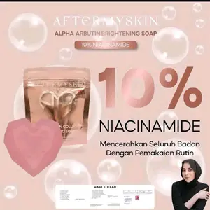 Aftermyskin Sabun Afterskin Brightening Soap Alpha Arbhutin Collagen Brigtening Soap Mencerahkan Kulit Bpom Original