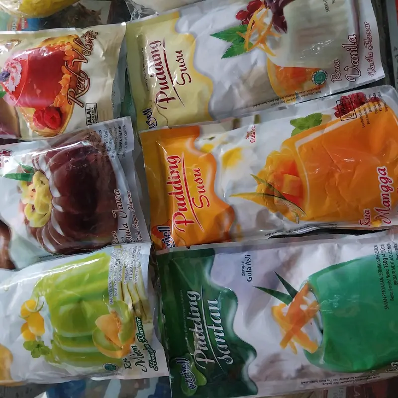 Puding Susu Nutrijel Isi 3 Bungkus - Bubuk Jelly Food Makanan 4