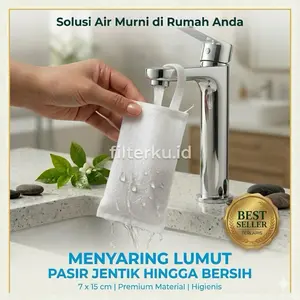 Filter Bag Saringan Air Keruh untuk Keran Filter Keran Saringan Air Best Seller Menyaring Kotoran Halus dari Bahan Polyester Tebal
