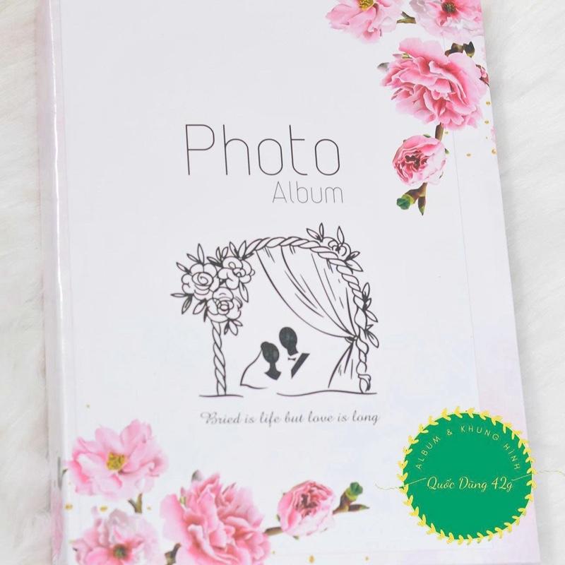 album ảnh album hình 13x18,2 ngăn,bìa cứng,chat để chọn mẫu