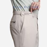 Gambar BLUEBUTTON Trouser Celana Bahan Pria Stretch Celana Ankle Pants Cloud Tidal Foam - Tidal Foam, 30 dari BlueButton Kota Cimahi 3 Tokopedia