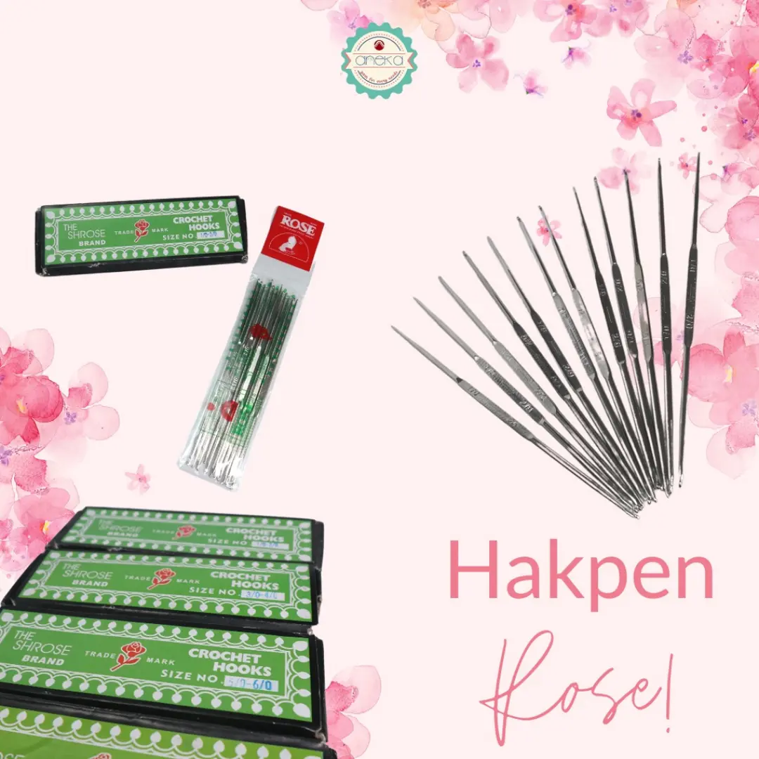 ANEKA - Hakpen Rose / Alat Rajut / Crochet
