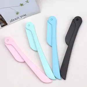 Pisau Lipat Cukur Alis Eyebrow Razor Macaron Pisau Lipat Alis Alat Pencukur Alis Tajam - VP008