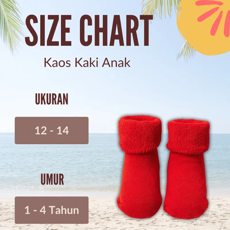 Asco Kaos Kaki Anak Bayi Balita Antislip Blush Kaki Baby Kids Socks Kaos Kaki Musim Dingin Tebal Kaus Kaki Anak 1 - 3 Tahun 2