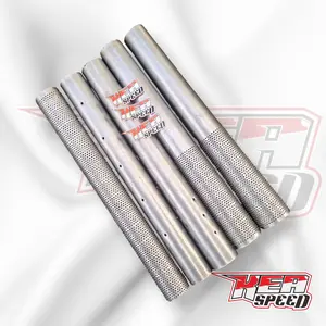 SARINGAN KNALPOT FULL SETENGAH BOR SARTENG BOR INLET 38 OUT 38 45 50 PANJANG 40CM TEBAL 0,8MM MATIC LUSTER MOTOR