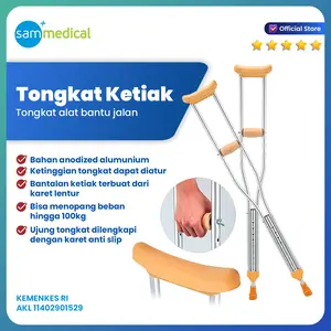 Tongkat Ketiak / Alat Bantu Jalan TONGKAT KRUK Ketiak size M - PERSATUAN