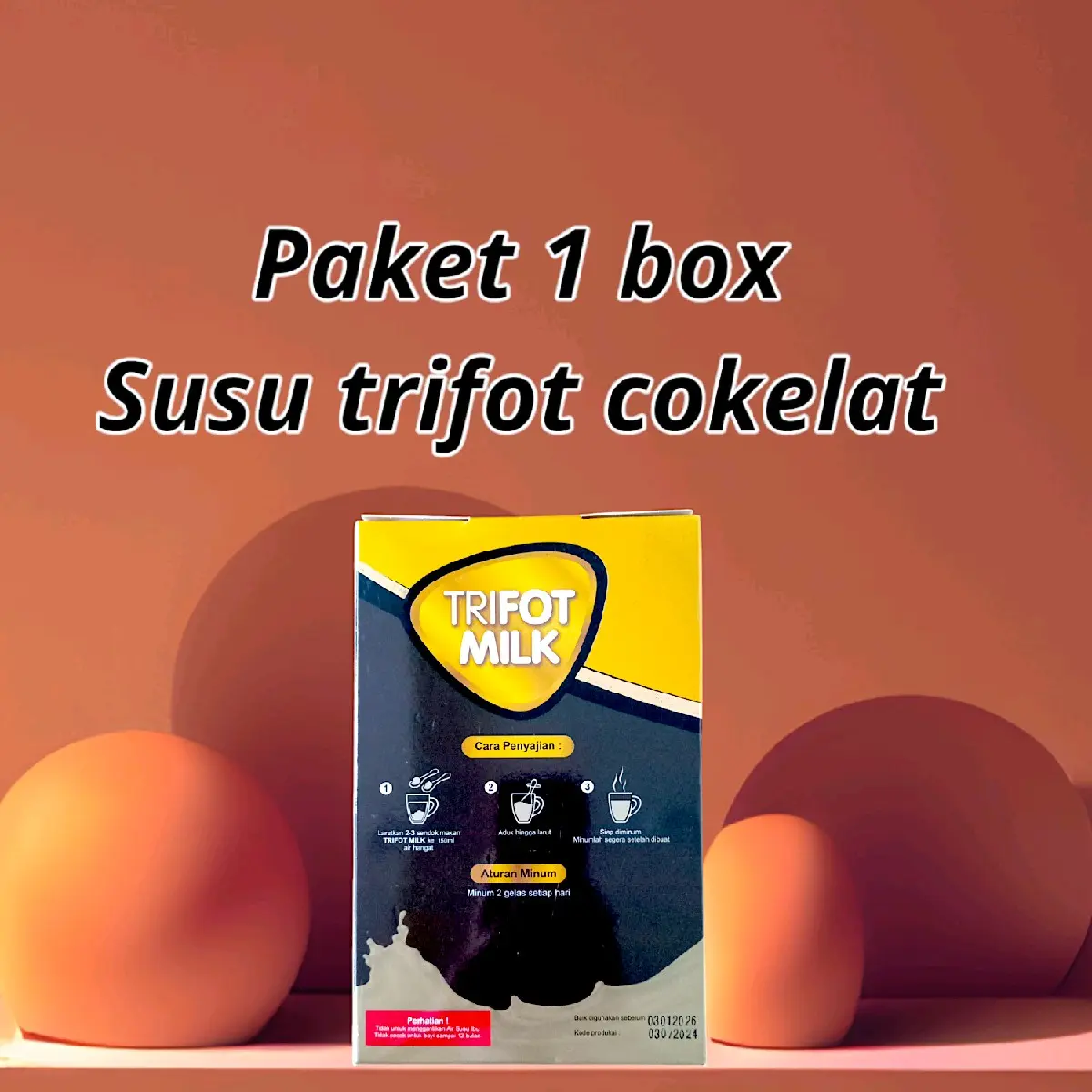 1 BOX TRIFOT MILK SUSU BUBUK RASA COKELAT UKURAN 200GRAM  Dairy Coklat SUSU PROTEIN ANAK HINGGA DEWASA