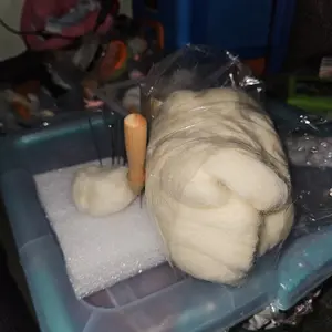 Natural shiropshire wool felting 100gr