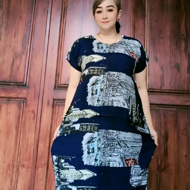 90 dapat 3 Daster Kekinian Resleting Jepang 6