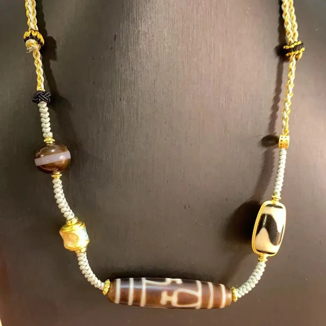 Fashion new high-end Dzi bead pendant