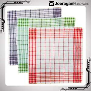 Serbet Dapur Kotak-Kotak Kain Lap Piring Topo