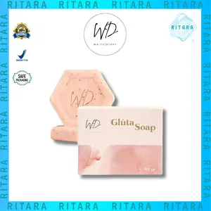 White Diary Gluta Soap - Mencerahkan, Menyamarkan Bekas Luka, Meluruhkan Sel Kulit Mati