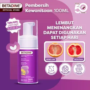 BETADINE FOAM GENTLE PROTECTION Sabun Pembersih Kewanitaan 100ml