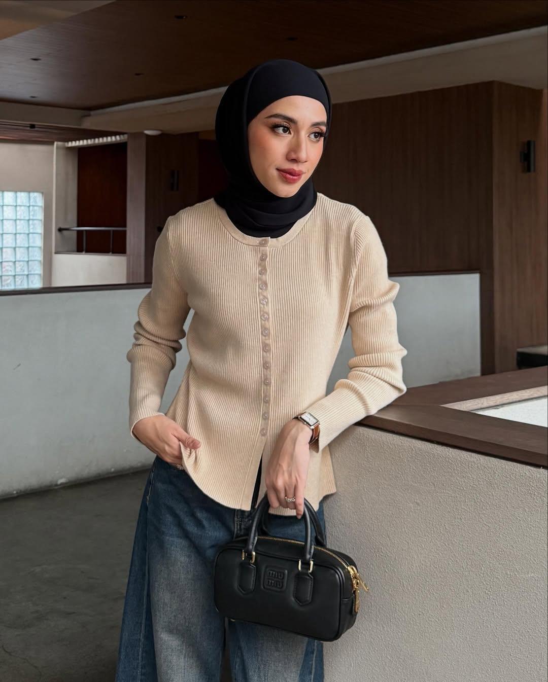 GONEGANI OFFICIAL -  Sweater Wanita Berkancing Bahan Knit premium Teddy Sweater