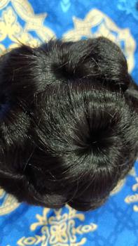 Product Review of Sanggul rambut dengan sembilan bunga, Simulasi semula jadi, sembilan bunga, pinset, jepit rambut, sanggul pengantin, rambut palsu gaya rambut from F**r 0