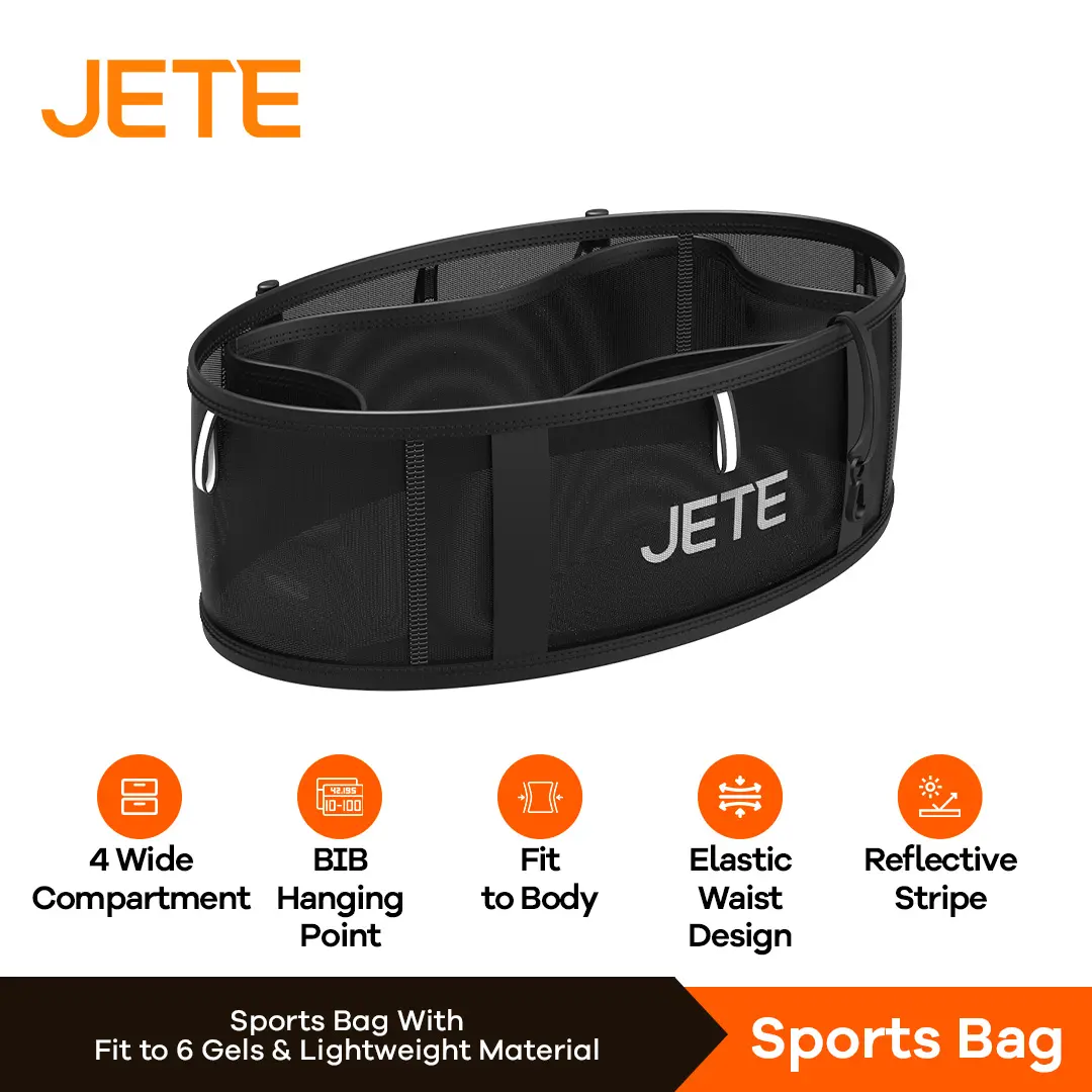 Running Belt JETE Sport Bag 01 Tas Pinggang Olahraga Sabuk Lari Multi Fungsi High Elasticity Run Waist Bag