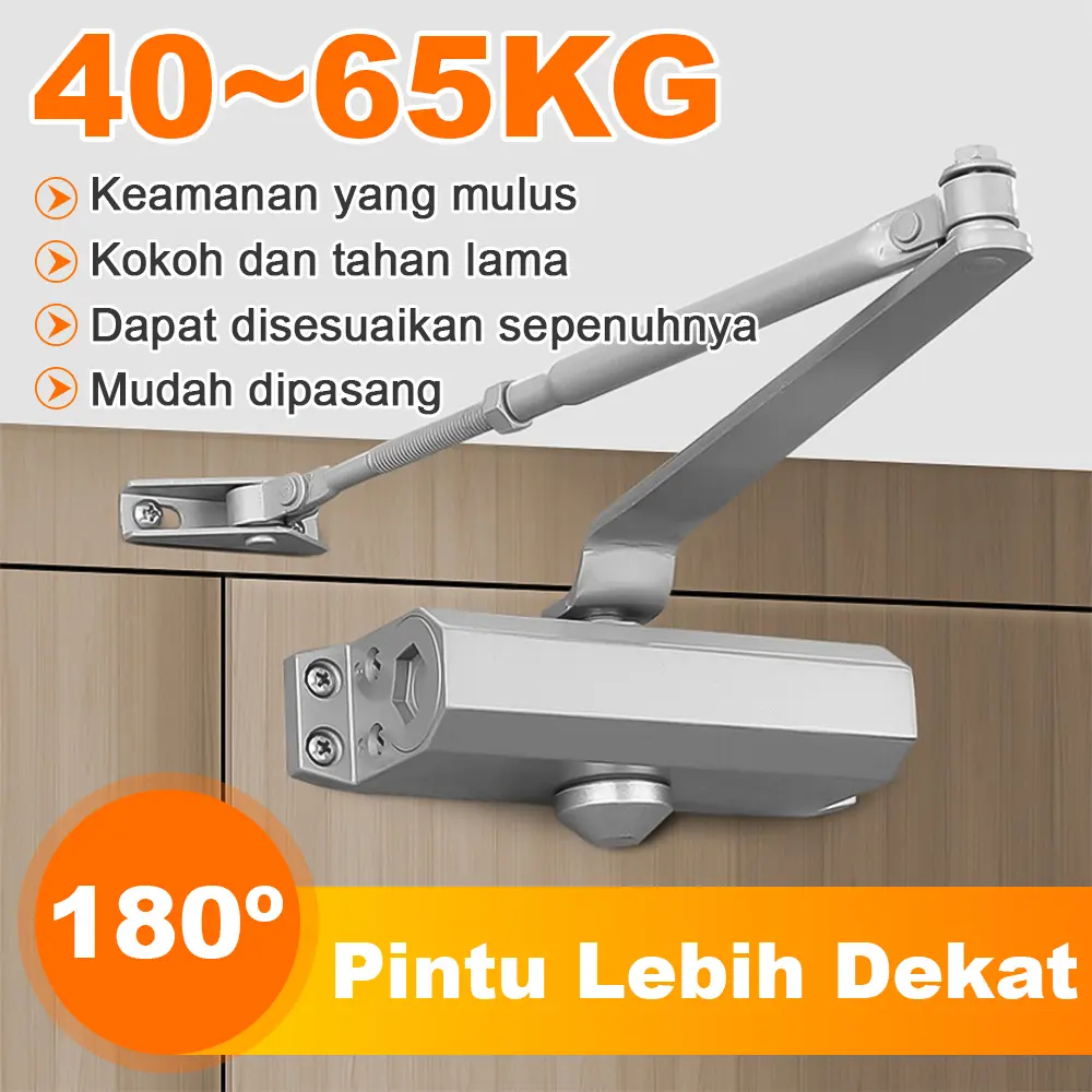 Penutup Pintu Penyangga Hidraulik Rumah Tangga Perangkat Penutup Pintu Otomatis Api Artefak Pintu Pegas Lebih Dekat