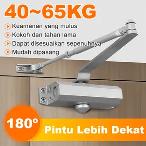 Penutup Pintu Penyangga Hidraulik Rumah Tangga Perangkat Penutup Pintu Otomatis Api Artefak Pintu Pegas Lebih Dekat