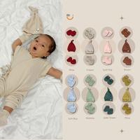 Gambar MIOUBABY Set Newborn - Topi Sarung Tangan Dan Kaki Polos Bayi All Size - Birch dari Mioubaby_NEW Kab. Sleman 1 Tokopedia