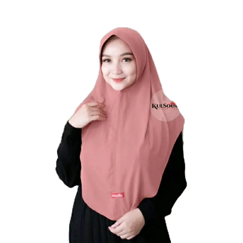 HIJAB INSTAN PET ALYA-KERUDUNG BERGO-JERSEY SUPER PREMIUM-KULSOEM Muslim Wanita Simple