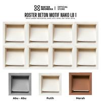 Gambar Roster Indonesia - Roster Beton Nako LB 1 Roster Beton Minimalis Lubang Angin Ukuran 20 x 20 - Nako LB 1 Abu - Abu, 1 Pcs dari Roster Indonesia Kab. Bekasi 1 Tokopedia