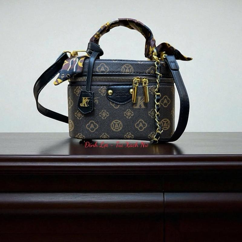   Tặng Thêm Khăn Lụa  Túi Xách Nữ Túi Cốp Xinh Túi Cầm Tay Túi Đeo Vai Túi Đeo Chéo Size 19cm Vừa Các Dòng Máy - T83 