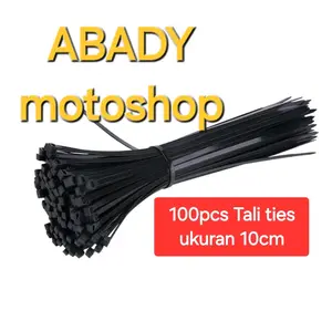 100pcs TALI TIES 100pcs KABEL TIES 10cm (100MM×2,5MM)