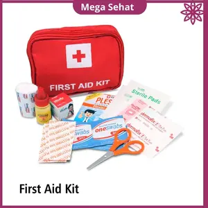 P3K Isi Lengkap Tas Merah Dompet First Aid Kit Onemed