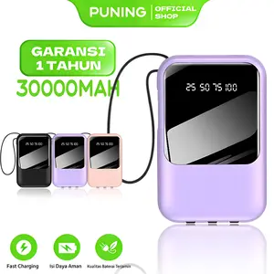 PUNING LENTIVEN Powerbank 30000 mAh Mini with 4 Usb Fast Charging BH31