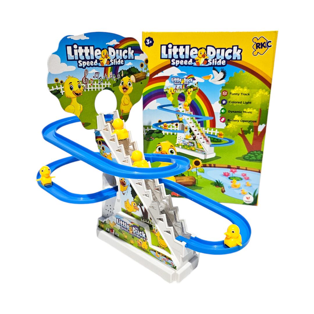 Mainan Anak Bebek Naik Tangga Little Duck 4 Bebek Bisa Nyala Lampu Dan Ada Musik