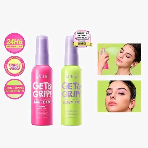 DAZZLE ME Get a Grip! Makeup Setting Spray setting sprays pink. 1