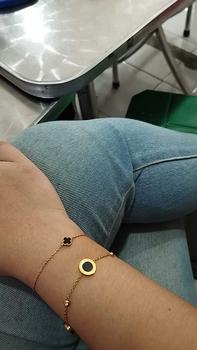 Product Review of Gelang Rantai Pecah Kopi Bulat Moon Bracelet Titanium Perhiasan from H**h 0