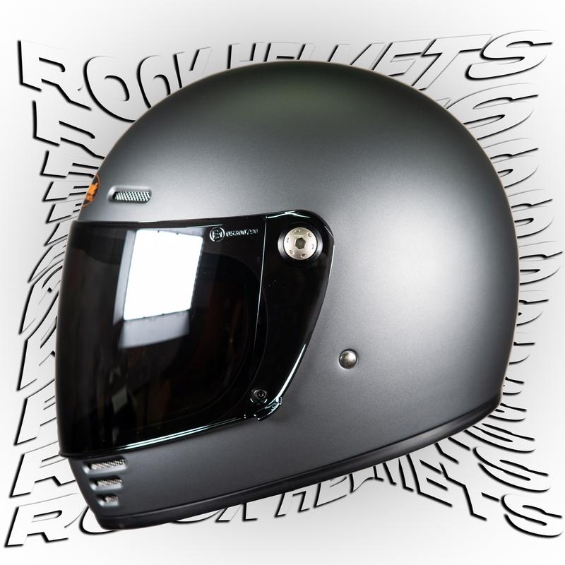 ROOK HELMET V152 MONO GLOSS LIGHT SILVER FULL FACE - TikTok Shop ...