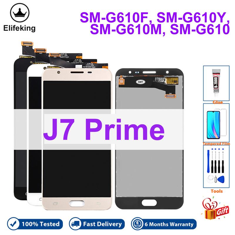 Màn hình LCD, dành cho Samsung Galaxy J7 Prime G610F G610Y G610M, Màn hình cảm ứng Digitizer Assembly, Thay thế