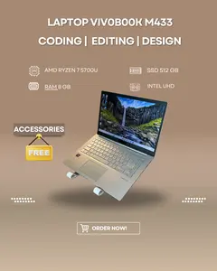 LAPTOP VIV0B00K M433 AMD RYZEN 7 RAM 8GB SSD 512GB