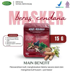 Masker Wajah Beras Cendana NenekMoyang69