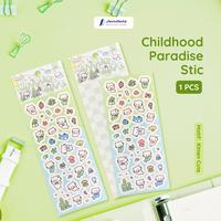 Gambar Sticker Panmomo Aesthetic Sticker Lucu Childhood Paradise Untuk Dekorasi Scrapbook Jurnaling ATK DIY - Bunny Pot Honey dari jendelabook Kab. Klaten 5 Tokopedia
