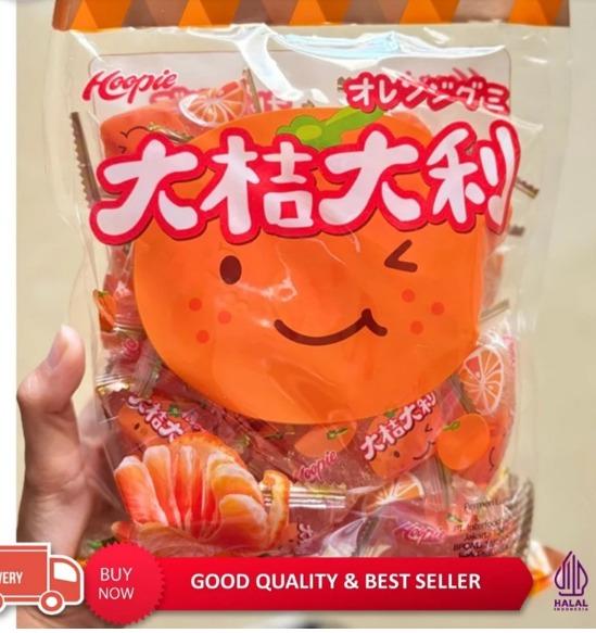 PERMEN JELI JERUK KEMASAN 500 GRAM RASA JERUK MANDARIN Jeli